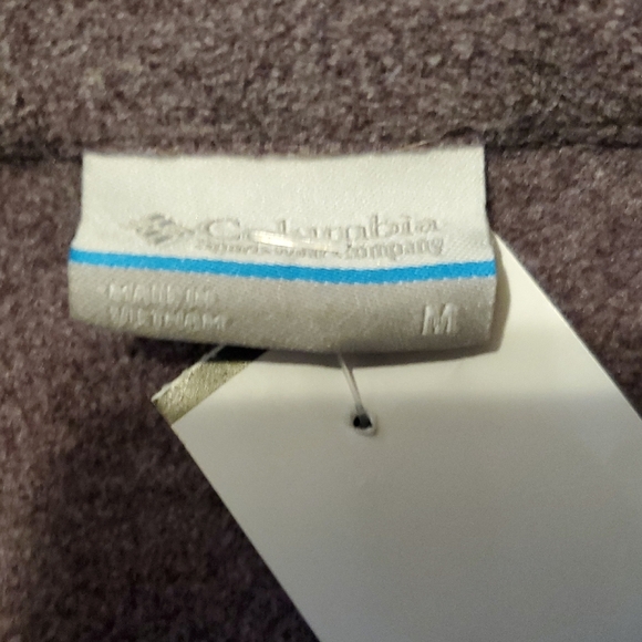 Columbia Heathered Purple Fleece Jacket - Picture 2 of 7